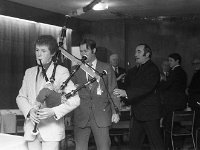 Mayo Minor Team Victory Dinner Dance, January 1979 - Lyons0012221.jpg  Mayo Minor Team Victory Dinner Dance, January 1979. Michael O' Muireartaigh & Fr Sean Durcan being piped into the function. : 19790104 Mayo Minor Team Victory Dinner Dance 3.tif, GAA Functions, Lyons collection, Mayo GAA