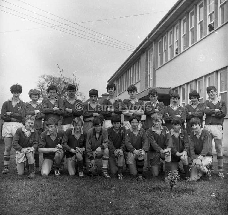  Ballinrobe Vocational School Football team, May 1970