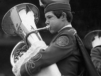 Young Artane boy blowing the susaphone, August 1971 - Lyons0010812.jpg  Young Artane boy blowing the susaphone, August 1971