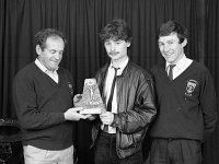Westport G.A.A. Young players of the Year Awards. Chris Grady presenting the award to J Moran, December 1986 - Lyons0011719.jpg  Westport G.A.A. Young players of the Year Awards. Chris Grady presenting the award to J Moran, December 1986 : 198612118 GAA Awards 1.tif, GAA, Lyons collection, Westport