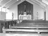 New pre-fab church in Achill, 1961. - Lyons0017465.jpg  New pre-fab church in Achill, 1961. : 1961 Misc, 1961 New pre-fab church in Achill 2.tif, Achill, Lyons collection