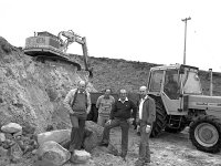 Tomas Johnson, Achill at left and at right Tommy " Boley " Mc Na  Tomas Johnson, Achill at left and at right Tommy " Boley " Mc Namara - Lyons0017494.jpg  Tomas Johnson, Achill at left and at right Tommy " Boley " Mc Namara with two other members of the Bunnacurry co-op. August 1982. : 198208 Bunnacurry Co-op.tif, Achill, Lyons collection