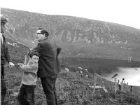 Fencing in the mountains in Achill, June 1972.. - Lyons0017612.jpg  Fencing in the mountains in Achill, June 1972. : 1972 Misc, 19720611 Fencing in the mountains in Achill 3.tif, Achill, Lyons collection