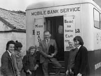 Manager of Mobile Bacnc na Tuaithe with Achill customers, Septem  Manager of Mobile Bacnc na Tuaithe with Achill customers, September 1975. - Lyons0017643.jpg  Manager of Mobile Bacnc na Tuaithe with Achill customers, September 1975. : 19750909 Mobile Bacnc na Tuaithe.tif, Achill, Lyons collection