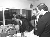 Maire Geoghegan Quinn Minister for the Gaeltacht visit to the Ud  Maire Geoghegan Quinn Minister for the Gaeltacht visit to the Udaras factory in Achill, April 1981. - Lyons0017676.jpg  Maire Geoghegan Quinn Minister for the Gaeltacht visit to the Udaras factory in Achill, April 1981. : 1981 Misc, 19810407 Visit to Udaras factory in Achill 7.tif, Achill, Lyons collection