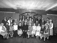 Tonragee Senior Citizens Christmas party in "The Way Inn",  Janu  Tonragee Senior Citizens Christmas party in "The Way Inn",  January 1983. - Lyons0017686.jpg  Tonragee Senior Citizens Christmas party in "The Way Inn". Seated centre Fr Fallon PP Achill., January 1983. : 19830104 Tonragee Senior Citizens Party 1.tif, Achill, Lyons collection