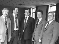 John Browne TD and P.B.M consultants in Achill Sound Hotel for t  John Browne TD and P.B.M consultants in Achill Sound Hotel for the start of Anco/Udaras course, May 1984. - Lyons0017706.jpg  John Browne TD and P.B.M consultants in Achill Sound Hotel for the start of Anco/Udaras course, May 1984. : 19840514 Udaras Course.tif, Achill, Lyons collection