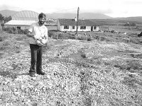 House in mountain flood path, Achill, September 1985. - Lyons0017722.jpg  House in mountain flood path, Achill, September 1985. Heavy rain in mountain flood path in Achill effecting the house foundations. : 19850909 House in mountain flood path 1.tif, Achill, Lyons collection