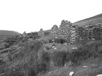 The deserted village in Achill, December 1988. - Lyons0017745.jpg  The deserted village in Achill, December 1988. Mystery surrounds why the inhabitants left it so suudenly. There are many theories. : 19881214 Deserted Village Achill 1.tif, Achill, Farmers Journal, Lyons collection