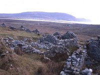 The deserted village in Achill, December 1988. - Lyons0017746.jpg  The deserted village in Achill. Mystery surrounds why the inhabitants left it so suudenly. There are many theories. : 19881214 Deserted Village Achill 2.tif, Achill, Farmers Journal, Lyons collection