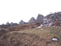 The deserted village in Achill, December 1988. - Lyons0017747.jpg  The deserted village in Achill. Mystery surrounds why the inhabitants left it so suudenly. There are many theories. : 19881214 Deserted Village Achill 3.tif, Achill, Farmers Journal, Lyons collection