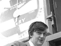 First sale at Balla mart. October 1972 - Lyons0016620.jpg  Auctioneer Michael Joe Mc Greal at the mart. First sale at Balla mart. October 1972 : 19721005 First Sale at Balla Mart 1.tif, Farmers Journal, Lyons collection