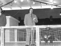 Balla Festival, July 1974. - Lyons0016597.jpg  Balla Festival, July 1974. John Heneghan, Chairman Castlebar UDC speaking at the opening of the festival. At left Padraig Cunnane, Balla committee. : 1974 Misc, 19740726 Balla Festival 5.tif, Lyons collection