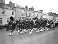 Balla Pipe Band leading the parade in Balla, September 1974. - Lyons0016599.jpg  Balla Pipe Band leading the parade in Balla, September 1974. : 1974 Misc, 19740926 Balla Pipe Band leading the parade in Balla 3.tif, Lyons collection