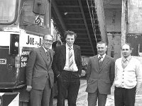 Balla co-op Press Conference at Westport Quay, June 1978 - Lyons0016606.jpg  Balla co-op Press Conference at Westport Quay, June 1978, announcing details of grain coming to Westport Quay. At left Brose Walsh; Cllr Sean Mc Evoy with members of the Balla co-op at Westport Quay. : 1978 Misc, 19780608 Balla Co-op Press Conference 1.tif, Lyons collection