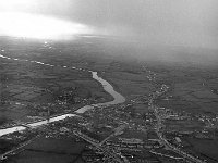 Young Ballina Boy fishing on the Moy, July 1967. - Lyons0017178.jpg  Aerial view of Ballina, November 1967.