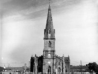 Ballina Cathedral taken during the Ballina Salmon Festival, July 1970. - Lyons0017215.jpg  Photo of Ballina Cathedral taken during the Ballina Salmon Festival, July 1970. : 19700712 Ballina Cathedral.tif, Ballina, Festivals, Lyons collection