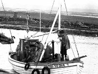 The Moy Salmon Festival, Ballina, July 1971. - Lyons0017242.jpg  The Moy Salmon Festival, Ballina, July 1971.  Some fishermen on board the Anastasia. : 19710711 The Moy Salmon Festival 8.tif, Ballina, Festivals, Lyons collection