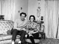 Brian and Ann Moylett. Proprietors of the Downhill Hotel, Ballina, November 1971. - Lyons0017255.jpg  Brian and Ann Moylett. Proprietors of the Downhill Hotel, Ballina, November 1971. : 19711126 Proprietors of the Downhill Hotel.tif, Ballina, Lyons collection