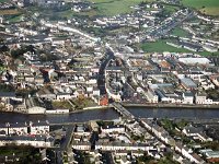 Aerial view of Ballina, February 1997 - Lyons0017363.jpg  Aerial view of Ballina, February 1997. : 19970214 Aerial shots of Ballina 3.tif, Ballina, Lyons collection