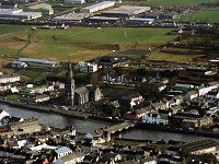 Aerial view of Ballina, February 1997 - Lyons0017406.jpg  Aerial view of Ballina, February 1997. : 19970214 Aerial shots of Ballina 46.tif, Ballina, Lyons collection