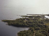 Aerial view of house at Lough Mask, July 1982.. - Lyons0016762.jpg  Aerial view of house at Lough Mask, July 1982.