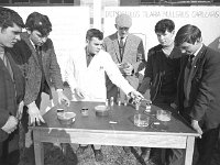 Open day at Creagh Agriculture Institute, March 1969. - Lyons0016825.jpg  Young farmers attending a demonstration in the laboratory Creagh Institute Ballinrobe. Sheep Research Institute. Ballinrobe. March 1969. : 19690306 Open day at Creagh Agriculture Institute 1.tif, Ballinrobe, Farmers Journal, Lyons collection