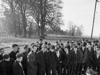 Open day at Creagh Agriculture Institute, March 1969. - Lyons0016826.jpg  Young farmers attending a demonstration in Creagh. Open day at Creagh Agriculture Institute. March 1969. : 19690306 Open day at Creagh Agriculture Institute 2.tif, Ballinrobe, Farmers Journal, Lyons collection