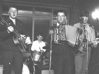 Emmett Feerick's Pub Ballinrobe, June 1970. - Lyons0016861.jpg  Johnny Brady's band. Emmett Feerick's Pub Ballinrobe, June 1970. : 1970 Misc, 19700613 Singing Pub - Emmett Feerick's Pub Ballinrobe 1.tif, Ballinrobe, Lyons collection