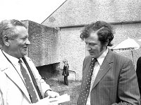 Ballinrobe races,  June 1972.. - Lyons0016917.jpg  Tony Molloy, Ballinrobe studying form with Dermot O' Connor, Ballinrobe. Ballinrobe races,  June 1972. : 1972 Misc, 19720622 Ballinrobe Races 3.tif, Ballinrobe, Lyons collection