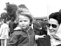 Ballinrobe races,  June 1972.. - Lyons0016919.jpg  Patricia Daly, Loughmask Stud and her son Allen. Ballinrobe races,  June 1972. : 1972 Misc, 19720622 Ballinrobe Races 5.tif, Ballinrobe, Lyons collection