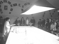 Opening of Youth Club in Ballinrobe, November 1972. - Lyons0016950.jpg  Fr Bernard Shaughnessy saying mass in the Youth Centre. Opening of Youth Club in Ballinrobe, November 1972. : 1972 Misc, 19721103 Opening of Youth Club in Ballinrobe 4.tif, Lyons collection