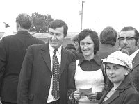 Ballinrobe Races, June 1973. - Lyons0016983.jpg  Cormac and Finola Hughes at the Ballinrobe Races, June 1973. : 1973 Misc, 19730621 Ballinrobe Races 2.tif, Ballinrobe, Lyons collection