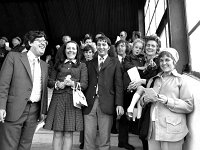 Ballinrobe Races, September 1973. - Lyons0017004.jpg  Section of the crowd; at left John Healy, Castlebar and his sister Mary. At right, second row his wife Flor and their daughter.Ballinrobe Races, September 1973. : 1973 Misc, 19730917 Ballinrobe Races 5.tif, Ballinrobe, Lyons collection