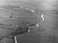 Aerial view of the river Robe flooding, November 1978.. - Lyons0017070.jpg  Aerial view of the river Robe flooding, November 1978. : 1978 Misc, 19781126 Aerial view of the river Robe flooding 8.tif, Ballinrobe, Lyons collection