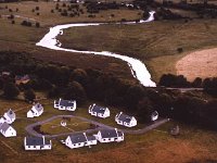 Holiday cottages in Ballinrobe - Lyons0017081.jpg  Holiday cottages in Ballinrobe. The Robe river in the background. December 1983. : 19831212 Western Pride Bakery 1.tif, Ballinrobe, Lyons collection