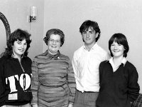 Presentation in Western Pride Ballinrobe, May 1984. - Lyons0017082.jpg  Presentation in Western Pride Ballinrobe, May 1984. .Second from the left Nellie Keady Director of Western Pride with Ballinrobe students who received awards sponsored by Western Pride. : 19840529 Presentations in Western Pride 1.tif, Ballinrobe, Lyons collection