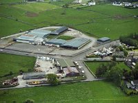 Aerial view of Ballinrobe mart, May 1997. - Lyons0017106.jpg  Aerial view of Ballinrobe mart, May 1997.