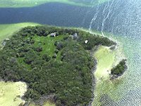 Aerial view of Church Island, May 1997. - Lyons Ballintubber Abbey-101.jpg  Aerial view of Church Island, May 1997. : 199705 Church Island 4.tif, Ballintubber Abbey, Lyons collection