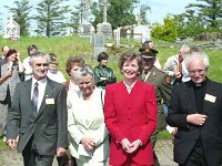 President Robinson opens Chapter House, Ballintubber Abbey, August 1994. - Lyons Ballintubber Abbey-111.jpg  President Robinson opens Chapter House, Ballintubber Abbey, August 1994. : 19940810 President Robinson opens Chapter House 11.tif, Ballintubber Abbey, Lyons collection