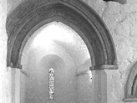 Chapel of the Blessed Virgin with a gothic arch, Ballintubber Abbey, November 1969 - Lyons Ballintubber Abbey-39.jpg  Chapel of the Blessed Virgin with a gothic arch, Ballintubber Abbey, November 1969 : 19691128 13.tif, 19691128 Ballintubber Abbey 13.tif, Ballintubber Abbey, Lyons collection