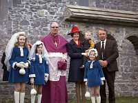 Thornton family with Bishop Cunnane at the Confirmation at Ballintubber Abbey, April 1970 - Lyons Ballintubber Abbey-4.jpg  Thornton family with Bishop Cunnane at the Confirmation at Ballintubber Abbey, April 1970 : 1970 Misc, 19700429 The Thornton family with Bishop Cunnane at the Confirmation at Ballintubber Abbey 3.tif, Lyons collection