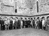 American Society of Travel Agents visiting Ballintubber Abbey, April 1968 - Lyons Ballintubber Abbey-8.jpg  American Society of Travel Agents visiting Ballintubber Abbey, April 1968 : 19680426 American Society of Travel Agents visiting Ballintubber Abbey.tif, Ballintubber Abbey, For Fr Egan, Lyons collection