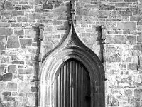 Doorway, Ballintubber Abbey, October 1988 - Lyons Ballintubber Abbey-81.jpg  In this 19th century Doorway, Ballintubber Abbey, October 1988this doorway had been removed to the Church of Ireland Church at Hollymount, Co. Mayo. Restored in 1964 to Ballintubber Abbey by a representative of the Church of Ireland. : 198810 Ballintubber Abbey 2.tif, Ballintubber Abbey, Lyons collection