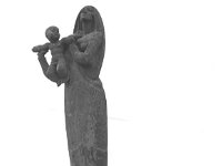 Mother & Child statue, Ballintubber Abbey, October 1988. - Lyons Ballintubber Abbey-85.jpg  Mother & Child statue, Ballintubber Abbey, October 1988. : 19780220 Mother & Child Statue 1.tif, Ballintubber Abbey, Lyons collection