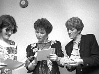 Friends of Ballintubber Abbey,  Trust, March 1994 - Lyons Ballintubber Abbey-88.jpg  Friends of Ballintubber Abbey,  Trust, March 1994 Organising the auction for the fundraising. Teresa O' Connor, Pauline Prendergast and Geraldine Mc Greal organising the auction for the fundraising in the Failte Suite in the Welcome Inn. : 19940319 Friends of Ballintubber Abbey Trust 5.tif, Ballintubber Abbey, Lyons collection