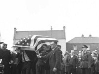 Funeral of Mr Gallagher, Ballyhaunis, April 1967.. - Lyons0017818.jpg  Funeral of Mr Gallagher, Ballyhaunis, who was killed in the Vietnam war. April 1967. : 1967 Misc, 19670412 Funeral of Mr Gallagher, Ballyhaunis 8.tif, 19670412 Funeral of Mr Gallagher, Ballyhaunis.tif, Lyons collection