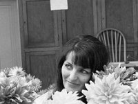 Ballyhaunis Agricultural Show, August 1971. - Lyons0017829.jpg  Girl with display of flowers. Ballyhaunis Agricultural Show, August 1971. : 19710819 Ballyhaunis Agricultural Show 2.tif, Ballyhaunis, Farmers Journal, Lyons collection