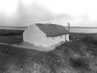 Thatched cottage in Belmullet, April 1976. - Lyons0018162.jpg  Thatched cottage in Belmullet, April 1976.