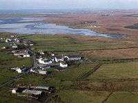 Aerial view of Belmullet, November 1985. - Lyons0018179.jpg  Aerial view of Belmullet, November 1985.